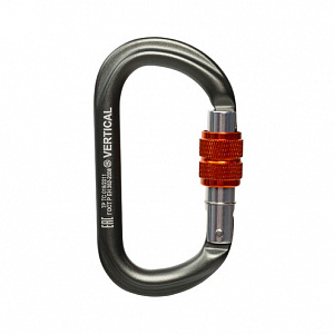 Ver 0261 Карабин «GRAY» овал с муфтой (Keylock) Vertical C в Ханты-Мансийске 0
