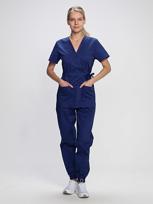 Костюм женский Сити-001 (тк.Смесовая,145) MedLine, т.синий MedLine в Ханты-Мансийске 1