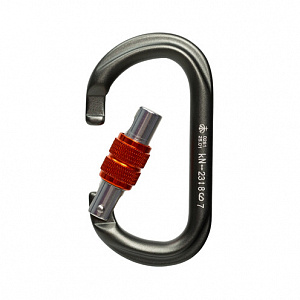 Ver 0261 Карабин «GRAY» овал с муфтой (Keylock) Vertical C в Ханты-Мансийске 2