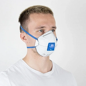 Чашеобразный респиратор с клапаном и регулировкой оголовья (FFP2 NR D) Jeta Safety в Ханты-Мансийске 3