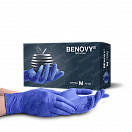 Перчатки BENOVY™ нитриловые 3,5гр. (50 пар), сиренево-голубой