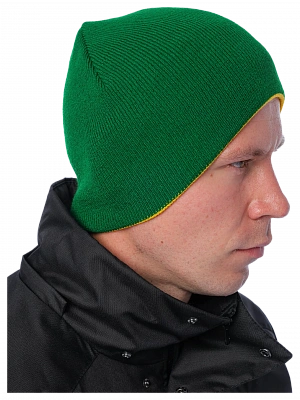 Шапка Brodeks Light Bicolor зеленый Brodeks в Ханты-Мансийске 2