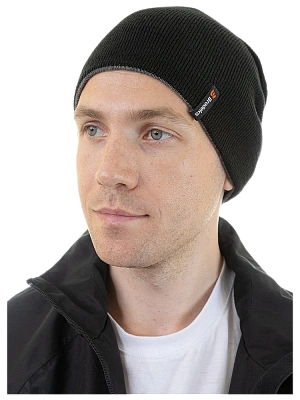 Шапка Brodeks Light Bicolor черный Brodeks в Ханты-Мансийске 2